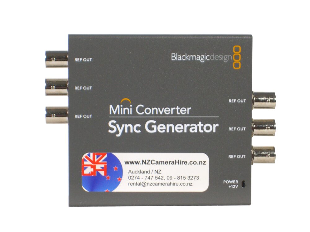 NZCameraHire Auckland New Zealand BMD Sync Generator